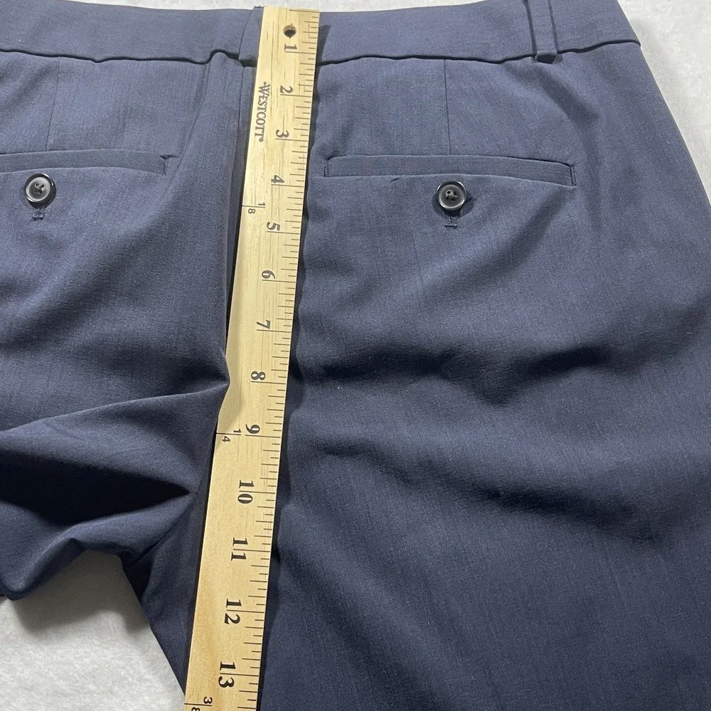 Banana Republic Logan Navy Dress Pants Men's 4L Flat Front Career Trousers